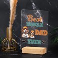 thumbnail image 4 of Best Beagle Dad Ever Happy Father's Day Acrylic Plaque Sign Ashwood Base Beagles Dog Lover Gifts Idea Home Desk Decor - 02006, 4 of 5