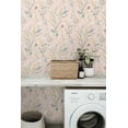 thumbnail image 4 of NextWall Blush Meadow Flowers Peel and Stick Wallpaper, 4 of 12