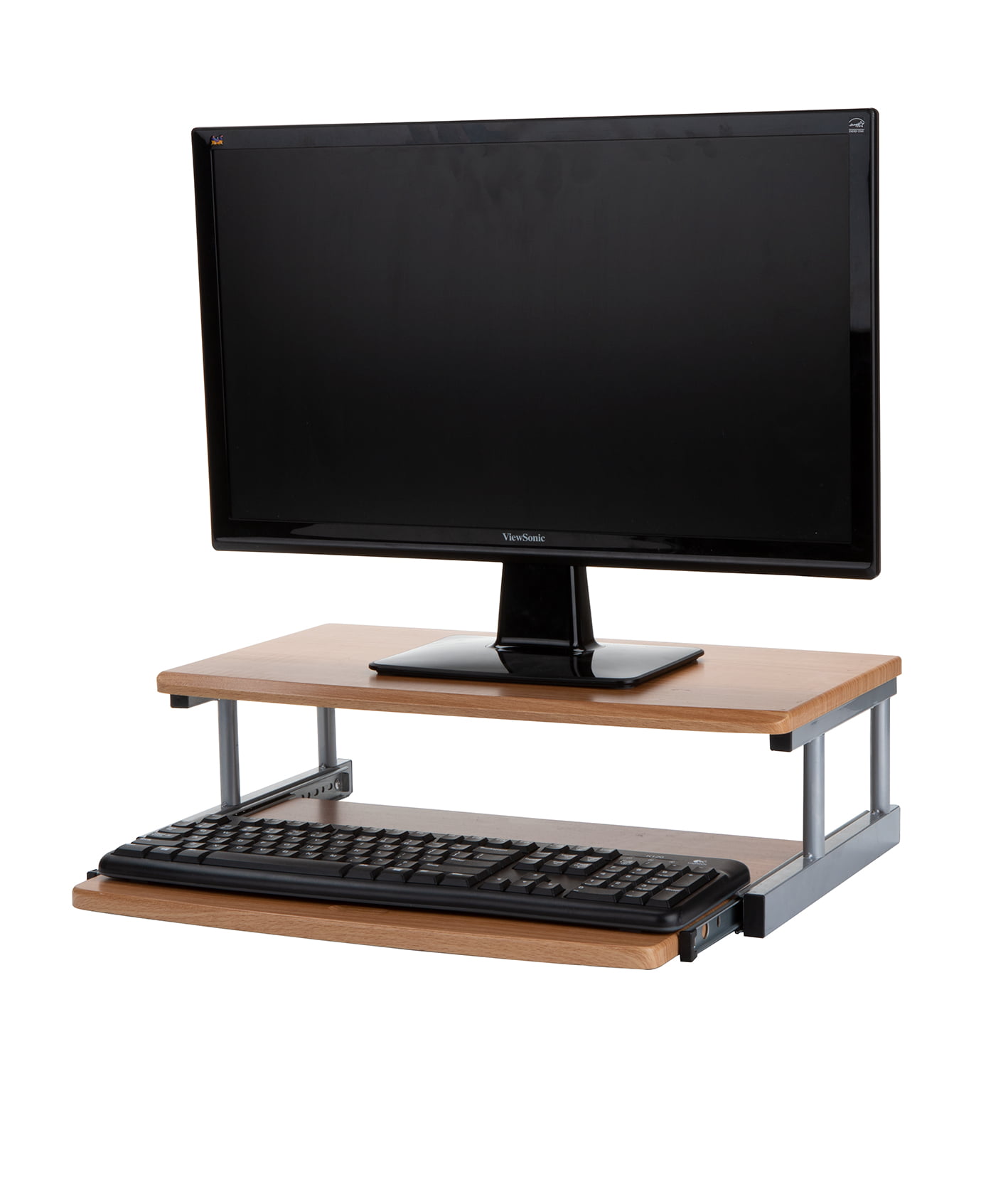 Monitor stand with drawer