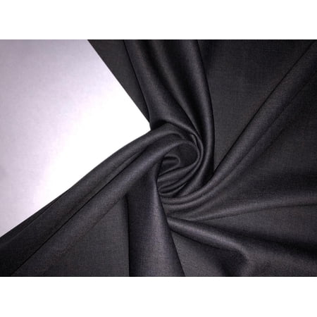 Mark peanni Premium viscose x polyester suiting fabric 58 inches wide made in Europe available in 2 colors dark brown x black and dark navy x black