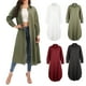 thumbnail image 2 of Camisas largas de talla grande para mujer, con botones, manga larga, informales, para vacaciones, 2 of 8