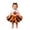 White, variant on CAIXIA Baby Girl Halloween Outfit Short Sleeve Bodysuit Orange Tutu Skirt 3-Piece Handmade Outfit