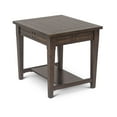 thumbnail image 2 of Classic Hardwood End Table Charming Cherry Design with Hidden Storage, 2 of 4