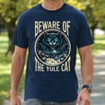 thumbnail image 3 of Yule Cat Christmas T-Shirt – Beware of the Yule Cat Scary Holiday Folklore Tee, 3 of 5