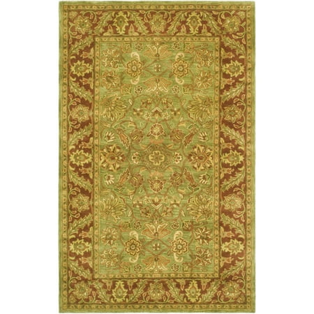 Jaipur Green - Safavieh Golden Jaipur Dreda Border Area Rug or Runner