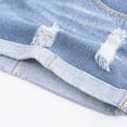 thumbnail image 6 of Cavosen Plus Size Maternity Shorts Ripped Over The Belly Shorts Elastic Waist Pregnancy Shorts with Pocket Breathable Summer Trendy Pants, 6 of 9