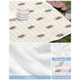 thumbnail image 6 of Yellow Bees Beach Towels Oversized Super Absorbent, Honeybee Geometric Hive Simple Pastoral Lightweight Bath Towel Quick Dry Sets For Bathroom/Pool/Rv Camping/Beach Play/Gym Room/Picnic 23"x47", 6 of 8