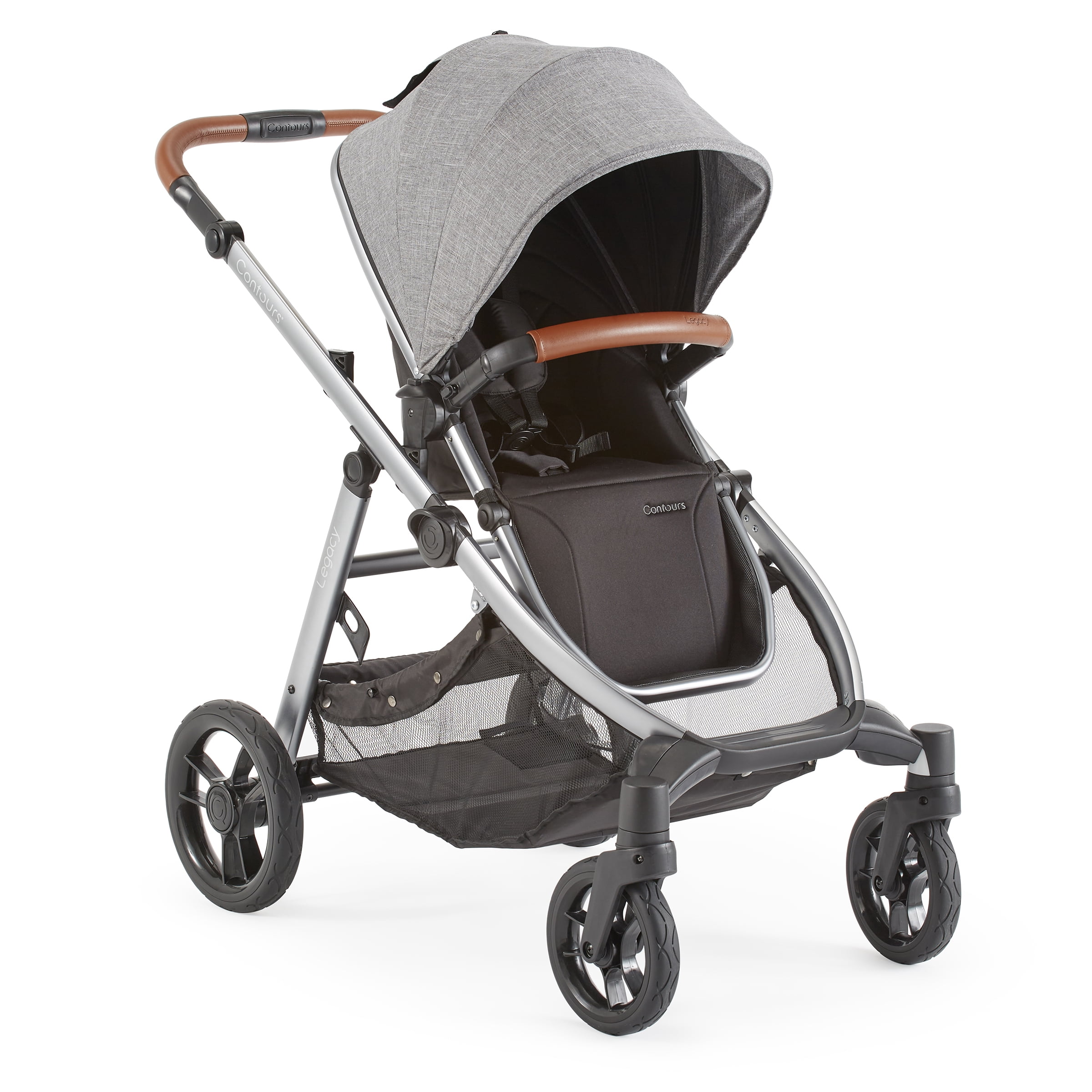 Contours Legacy Convertible 1to2 GrowWithMe Stroller, Graphite Gray
