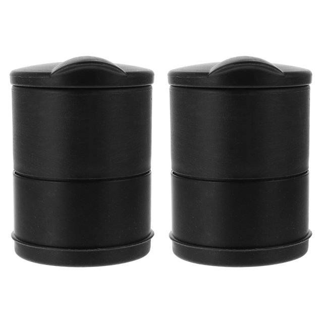 ColoMX 2 PCS Vehículo Cenicero Cigarette Soporte de cigarrillo LED Cenicero multifuncional iluminado