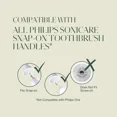 thumbnail image 4 of PLUS ULTRA Toothbrush Replacement Heads for Sonicare Electric Toothbrush, Soft, Eco-Friendly, 2 Pack, 4 of 11