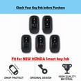 thumbnail image 2 of Honda Civic Key Fob Cover,Compatible with 2022 New Honda Civic Accord Sport SI EX EX-L Touring key Fob Silicone TPU Protective Case Holder Shell wih Keychain, 2 of 6