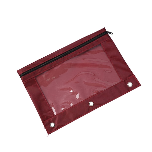 Injueey Bolsa con cremallera fácil de organizar para suministros de oficina y escuela, bolsa de almacenamiento de documentos, almacenamiento Type3 NO3