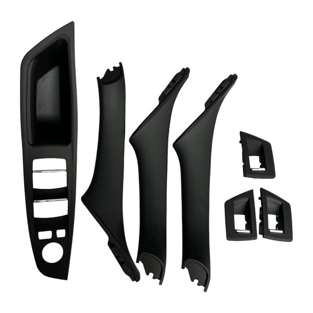 Reemplazo del kit del kit del mango de 7 piezas para 525i 523i Negro