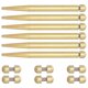 thumbnail image 1 of IDEANATEGRATE 12Ud Tornillos Espaciadores Dorados Para Con Soporte Robusto Y Universal, 1 of 6