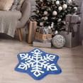 thumbnail image 4 of Christmas Snowflake Soft Rug Festive Winter Floor Mat for Living Room Bedroom Entryway, 4 of 5