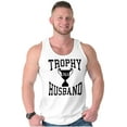 thumbnail image 4 of Trophy Husband No. 1 Hubby Award Tank Top Sleeveless Tee Men Brisco Brands S, 4 of 6