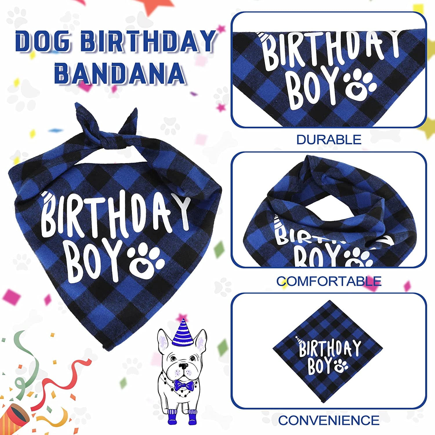 Dog 1st birthday outfit boy 2025