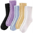 thumbnail image 3 of CYSFASHION 5 Pcs Warm Socks for Women Casual Sticky Fuzzy Thermal Cozy Winter Warm Thermal Socks Multicolor, 3 of 4