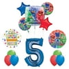 The Ultimate PJ MASKS 5th Birthday Party Supplies and Balloon decorations