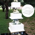 thumbnail image 4 of tablero de exhibición de la torta Base De Tablero Rellenable Para Tarta DIY Transparente Para Decoración De Fiestas De Cumpleaños 25cm, 4 of 9