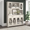 thumbnail image 2 of Bush Lennox Engineered Wood Sideboard Buffet Cabinet in Linen White Oak, 2 of 8