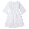 thumbnail image 1 of Sylvamorning Robe Assortie pour la Famille Femmes Enfants Robe Fille Blanche Dentelle Florale, 1 of 4