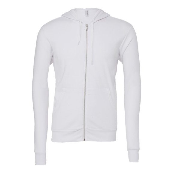 Fleece Unisex Full-Zip Hooded Sweatshirt