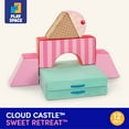 thumbnail image 5 of Battat Cloud Castle Sweet Retreat Foam Fort Building 6 Piece Set Indoor Soft Climbing Blocks for 12 Months +, 5 of 13