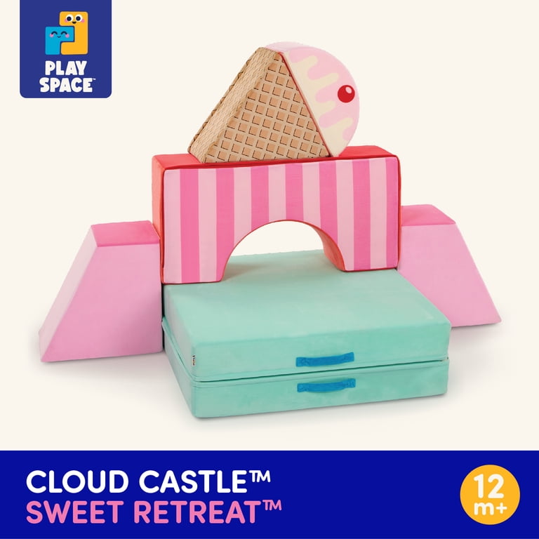 Battat Cloud Castle Sweet Retreat Foam Fort, 6-Piece Set photo 6