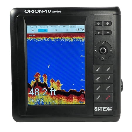 SITEX 10" CHARTPLOTTER/SOUNDER COMBO W/ INTERNAL GPS & C-MAP