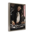 thumbnail image 2 of Stupell Industries Modern DJ Focused On Turntables Brown Floating Frame Canvas Art, 17 x 21, by Franklyn Gregory, 2 of 8