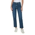 thumbnail image 7 of Calvin Klein Women High Rise Straight Leg Jean 1829063, 7 of 7