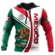 thumbnail image 3 of Sudadera con capucha con estampado de bandera de España, México y Brasil en 3D para hombre, sudadera con emblema nacional de Perú, chándal informal de talla grande para hombre, 3 of 5