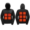 thumbnail image 2 of Taylonsss Unisex Heated Hoodie with 10-Zone Smart Heating, USB Rechargeable Battery, Washable Thermal Sweatshirt for Men and Women, Adjustable Three Temperature Modes for Outdoor Winter Wear, 2 of 8