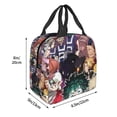 thumbnail image 2 of My Hero Academia Lunch Bag, Anime Lunch Box, Reusable Insulated Lunch Tote Bag For Office Work Pinic, Keep Food Fresh, Meal Handbag, 8.5*8*5 Inch, 2 of 9