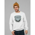 thumbnail image 2 of Ferocious Bulldog  Sweatshirt Men -Image by Shutterstock, Male Medium, 2 of 4