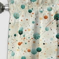 thumbnail image 2 of Designart "Enchanted Mystic Polka Dots I" Polka Dots Blackout Curtain Single Panel, 2 of 4