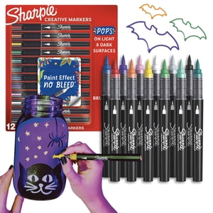 Sharpie Creative Markers, Water-Based Acrylic, 12-Pack