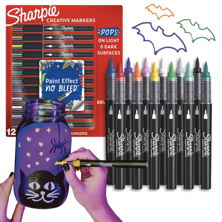 Sharpie Creative Markers, Water-Based Acrylic, 12-Pack photo 1