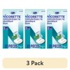 (3 pack) Nicorette Nicotine Gum, Stop Smoking Aids, 2 Mg, White Ice Mint, 20 Count