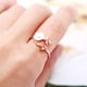 thumbnail image 3 of Temperamento Flores Rose Gold Leaves Zircon Hermoso Anillo Ramas Anillos, 3 of 5