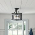 thumbnail image 3 of Aiwen Crystal Semi Flush Mount Ceiling Lamp Creative Living Room Kitchen Ceiling Lamp, 3 of 10
