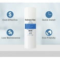 thumbnail image 2 of Sediment Melt Blown Water Filter Cartridge Standard 2.5x10" 1 Micron 50 Pack, 2 of 2