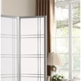 thumbnail image 3 of , Seto 4-Panel Room Divider Screen, Silver, Silver ,Wood+Paper , Seto 4-Panel Room Divider Screen, Silver, 3 of 4