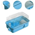 thumbnail image 6 of Serenable Hamster Cage Hamster Habitat Creative Exercise Playing House Ventilation Small Animal Cage House for Rabbits Sugar Glider Rats Blue, 6 of 9