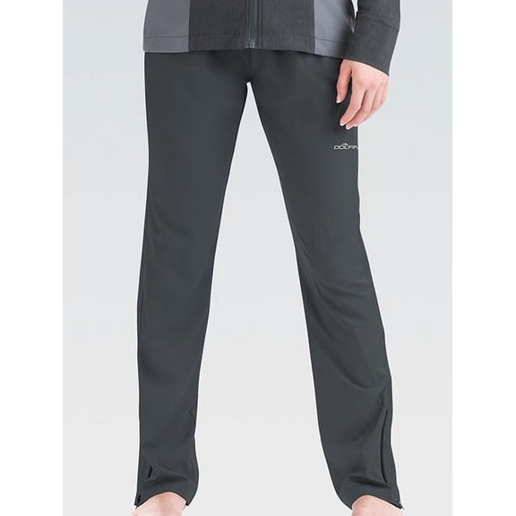 (Price/each)Dolfin 6101SLD Womens Gray Warm-Up Pants-Gray-M