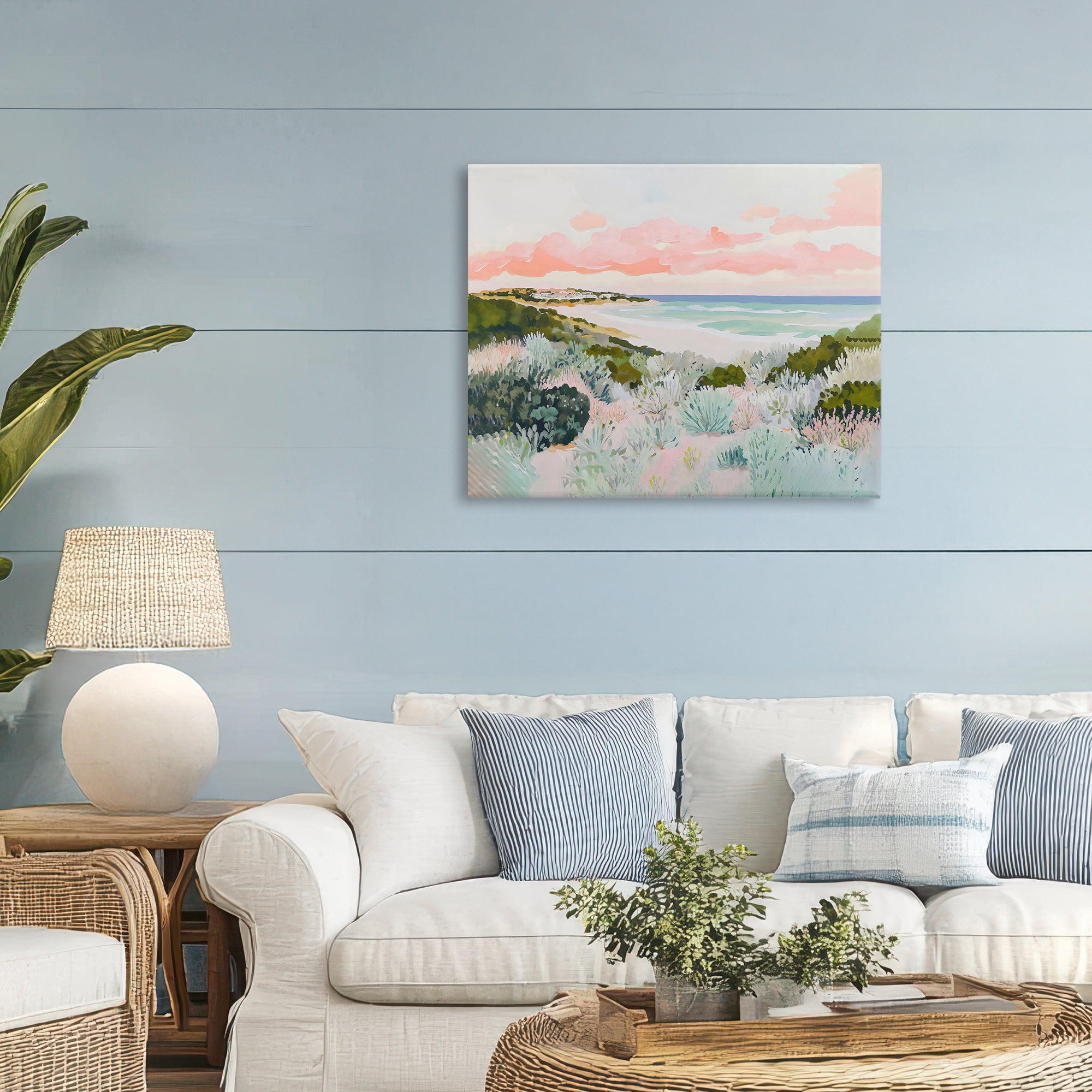 Stupell Industries Beach Grasses & Pastel Skies Canvas Wall Art, design by The Prints Vibe