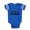 Royal Blue, variant on CafePress - FIN Kiss Me Vegetarian - Cute Infant Baby Football Bodysuit