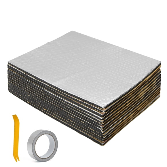 394mil 18sqft Coche Calor Aislamiento Almohadilla Universal Aluminio Foil Espuma