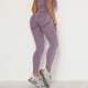thumbnail image 2 of Pantalones de yoga elásticos de cintura alta para mujer - Leggings opacos con cintura en forma de V y efecto fruncido en los glúteos, 2 of 7